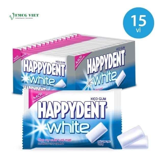 Happydent White Chewing Gum 165g (11 x 15 blister) x 20 Boxes wholesale product
