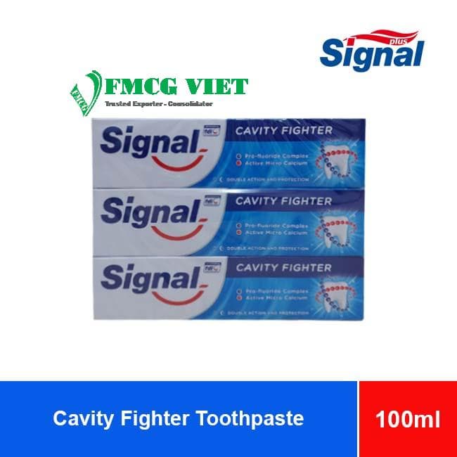 Signal Toothpaste Cavity Fighter 100ml/ 152g x 72 Tubes wholesale product