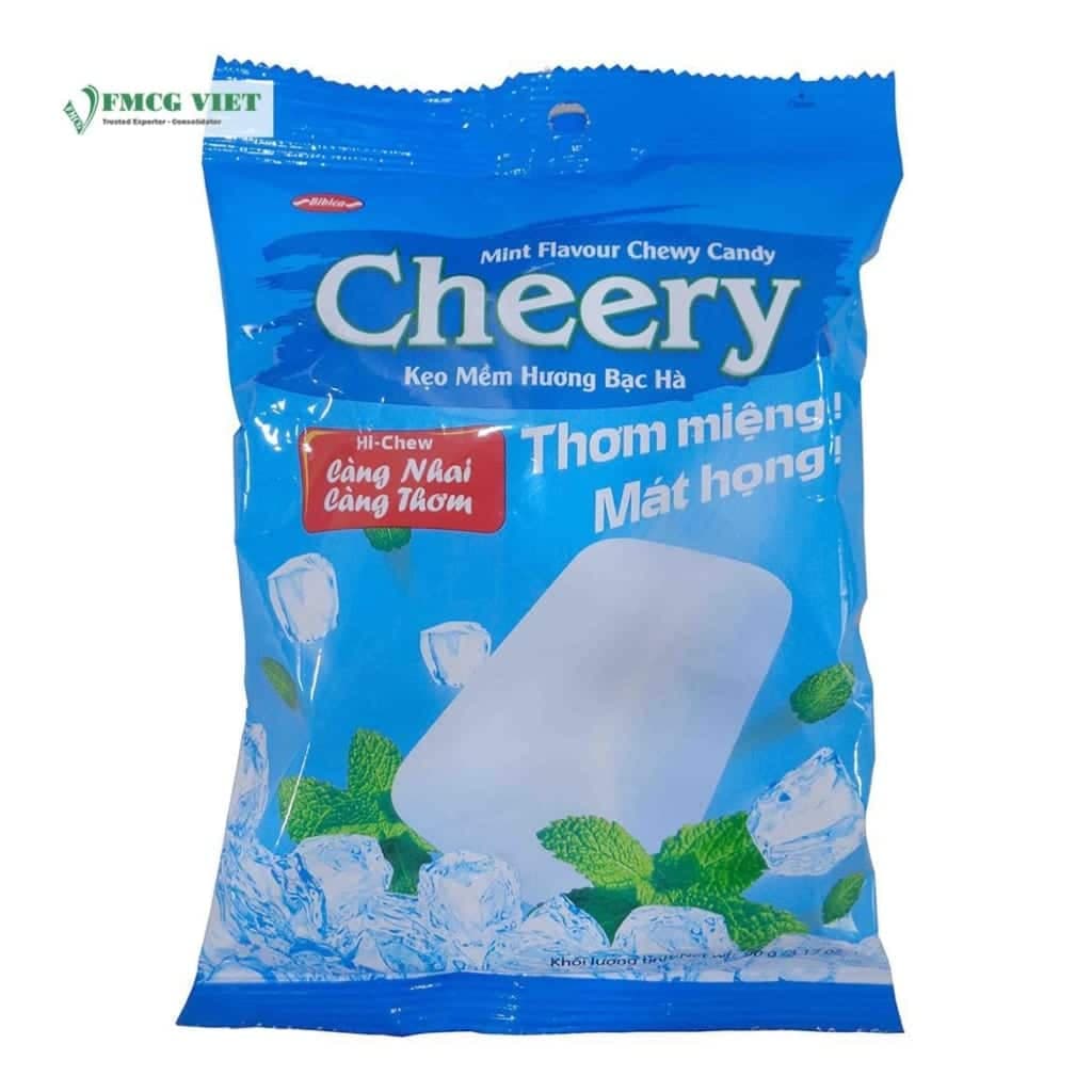 Bibica Chewy Candy Bag 90g Mint Flavor Cheery wholesale product