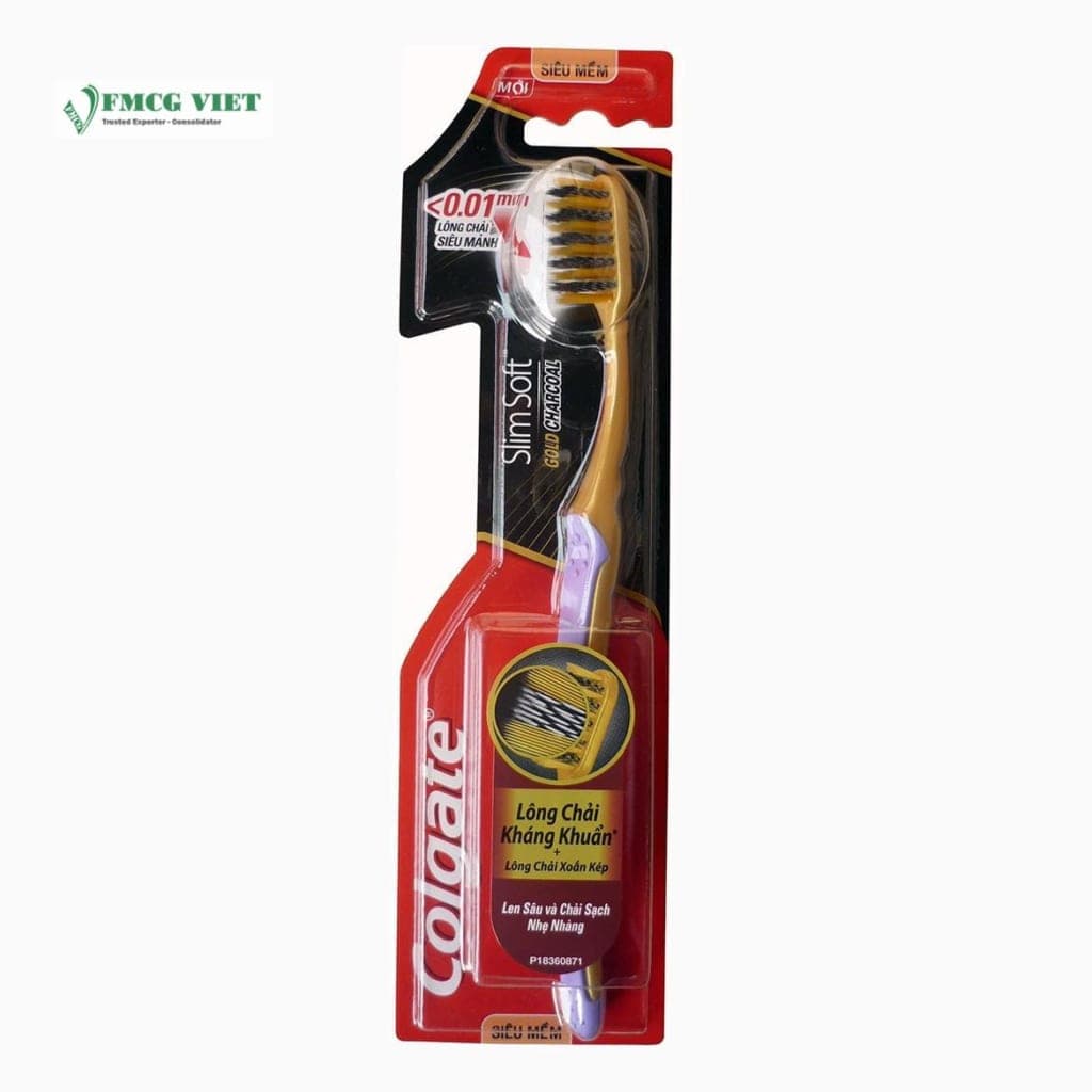 Colgate Toothbrush Gold Charcoal Slim Soft wholesale product