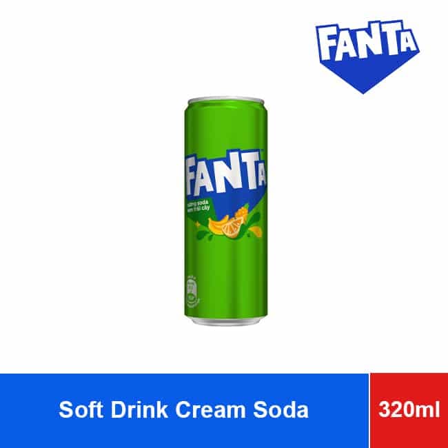 Fanta Soft Drink Cream Soda Can 320ml x 24 Cans wholesale product