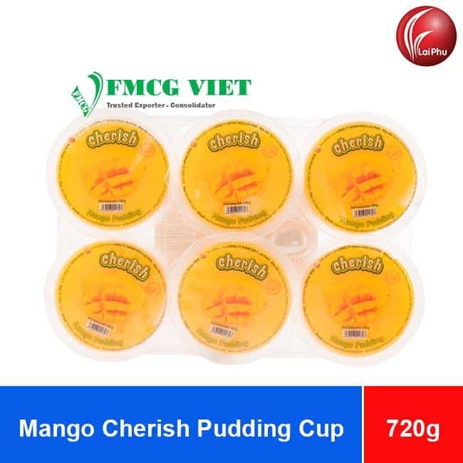 Lai Phu Mango Cherish Pudding 720g (120g/cup x 6 cups/tray) wholesale product