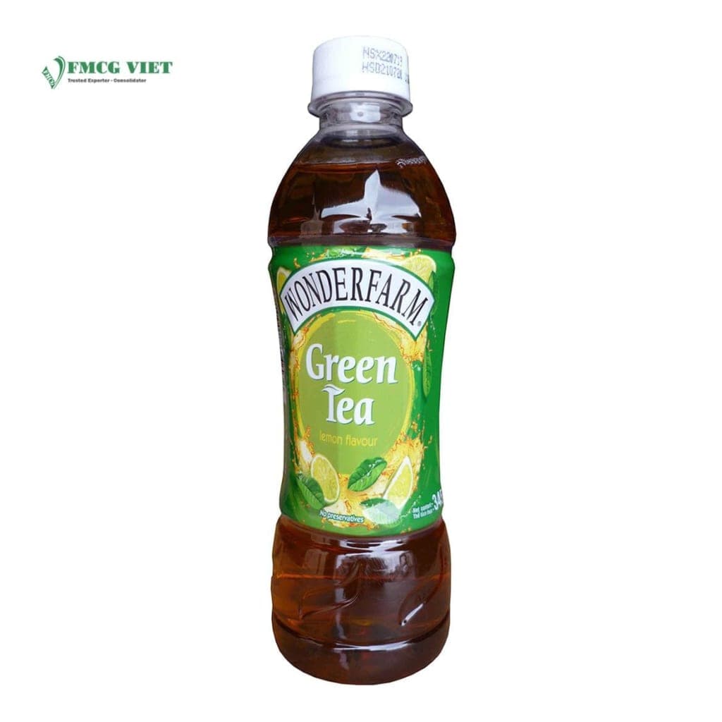Wonderfarm Juice Drink Green Tea Lemon Flavor 345ml x 24 wholesale product