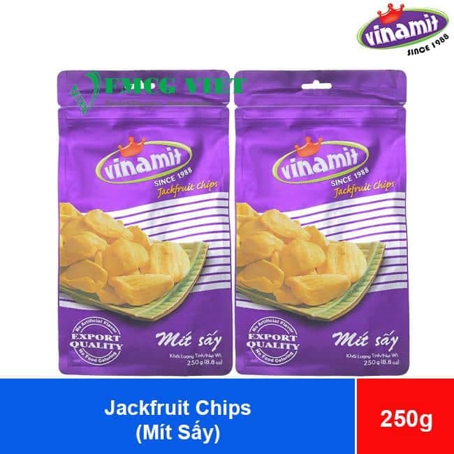 Vinamit Vacuum Fried Jackfruit Chips 250g x 20 Bags wholesale product