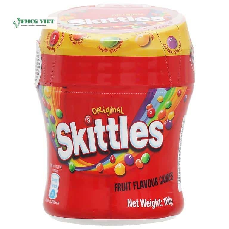 Skittles Chewy Candy Jar 100g Original Juice wholesale product
