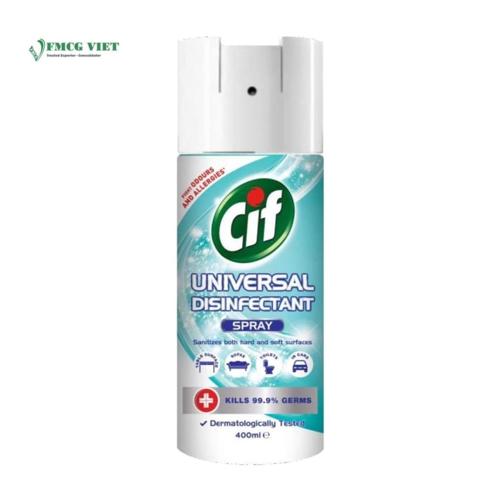 Cif Surface Cleaner Spray Can 400ml All In 1 Disinfectant Aerosol Blue wholesale product