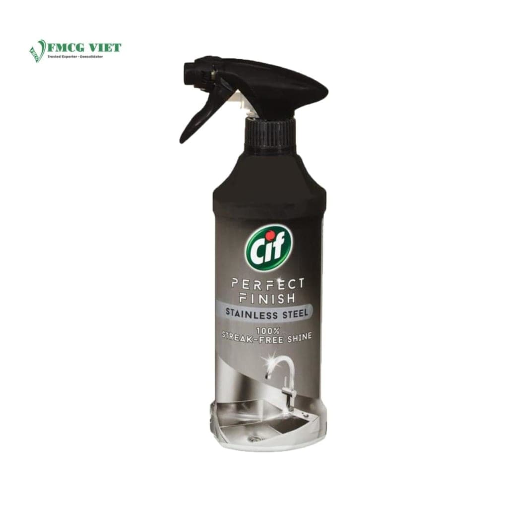 Cif Surface Cleaner Spray Bottle 435ml Stainless Steel wholesale product