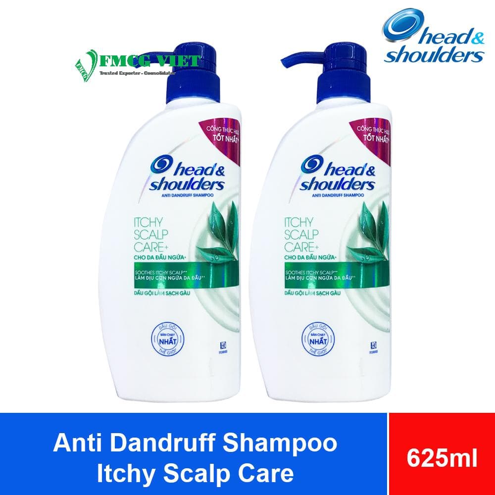 Head & Shoulders Anti Dandruff Shampoo Itchy Scalp Care 625ml x 6 Bottles wholesale product