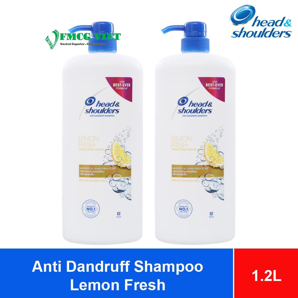 Head & Shoulders Anti Dandruff Shampoo Lemon Fresh 1.2L x 6 Bottles wholesale product