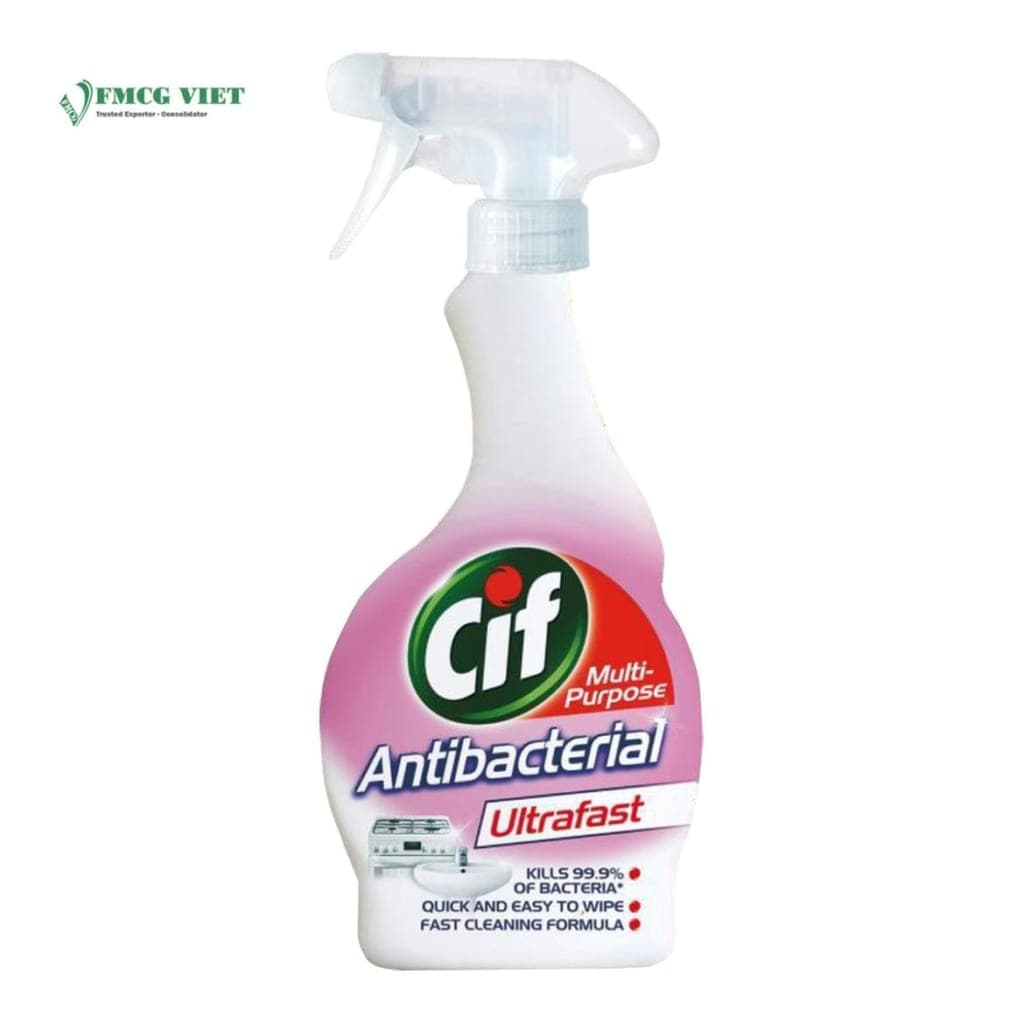 Cif Surface Cleaner Spray Bottle 450ml Ultrafast Multipuporse Anti-Bacterial wholesale product