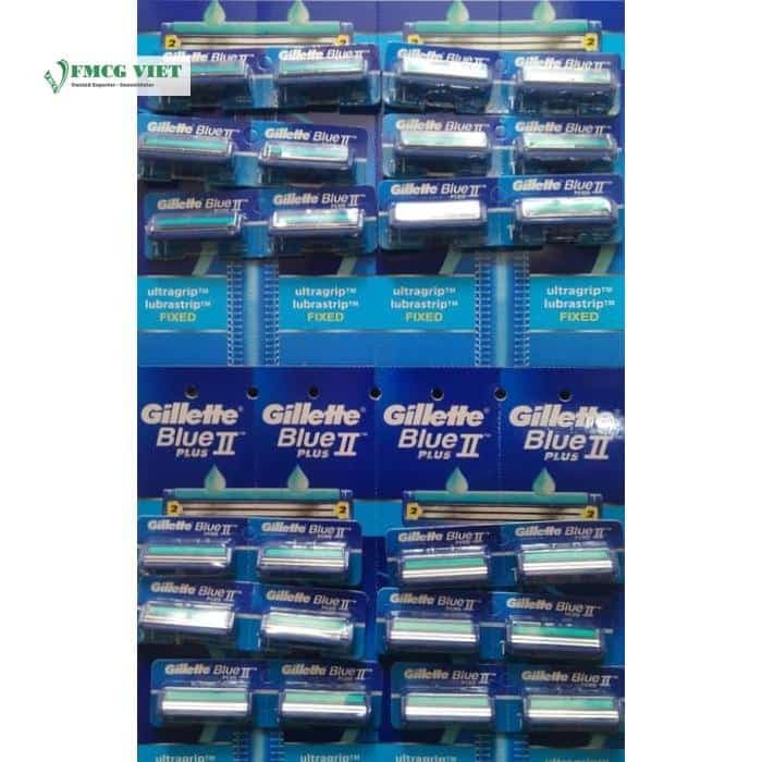 Gillette Razor Blade Sheet Blue II Plus wholesale product