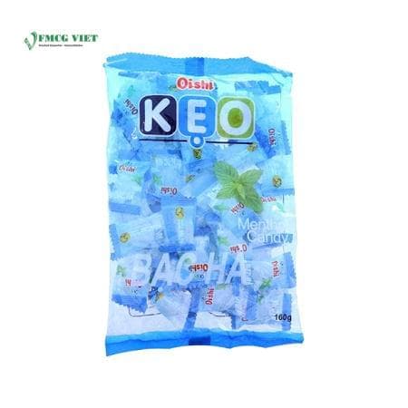 Oishi Chewy Candy Bag 160g Mint Menthol Flavor wholesale product