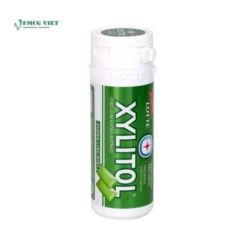 Lotte Xylitol Chewing Gum Jar 20g Lime Mint wholesale product