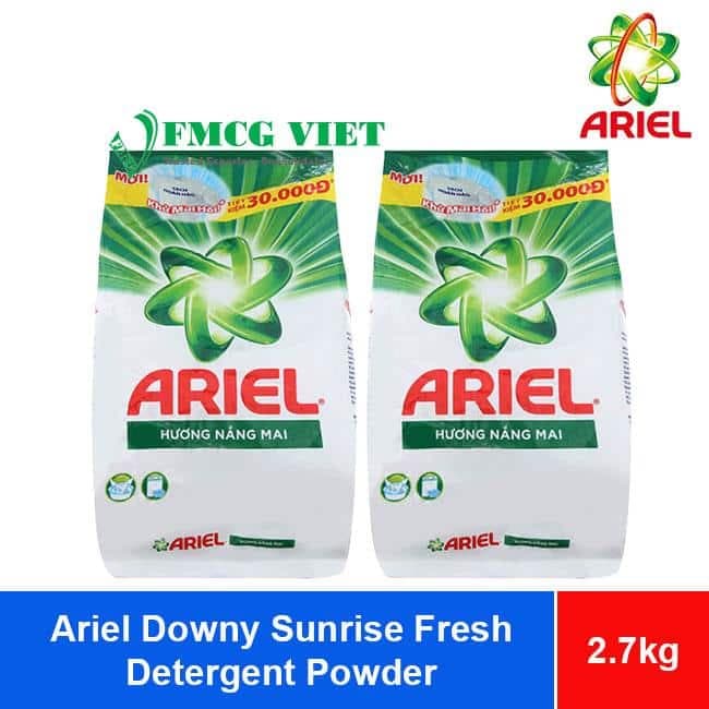 Ariel Detergent Powder Sunrise Fresh 2.7kg x 5 Bags wholesale product