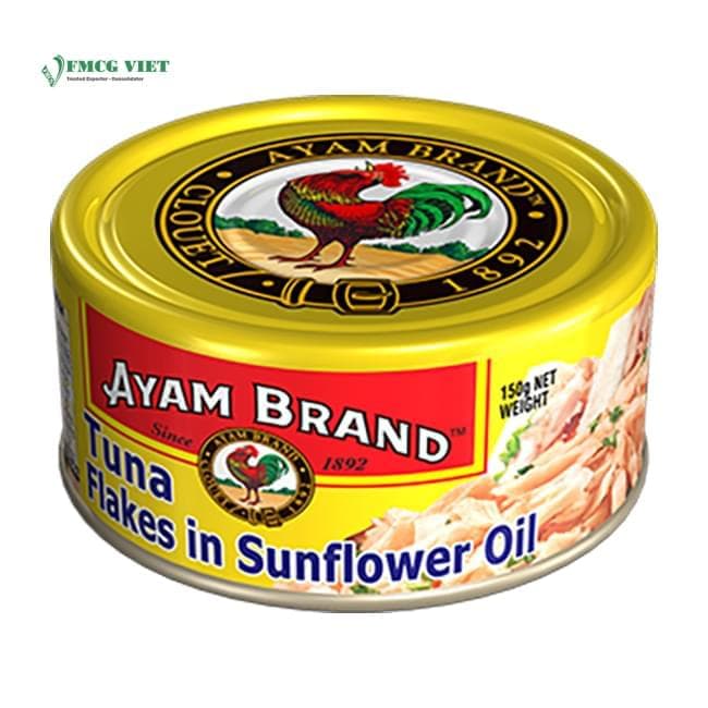 Ayam Canned Food 150g Tuna Fish Flakes in Sunflower Oil wholesale product
