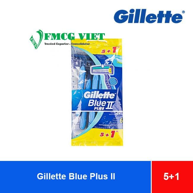 Gillette Razor Blue II “5+1” x 12 x 12 wholesale product