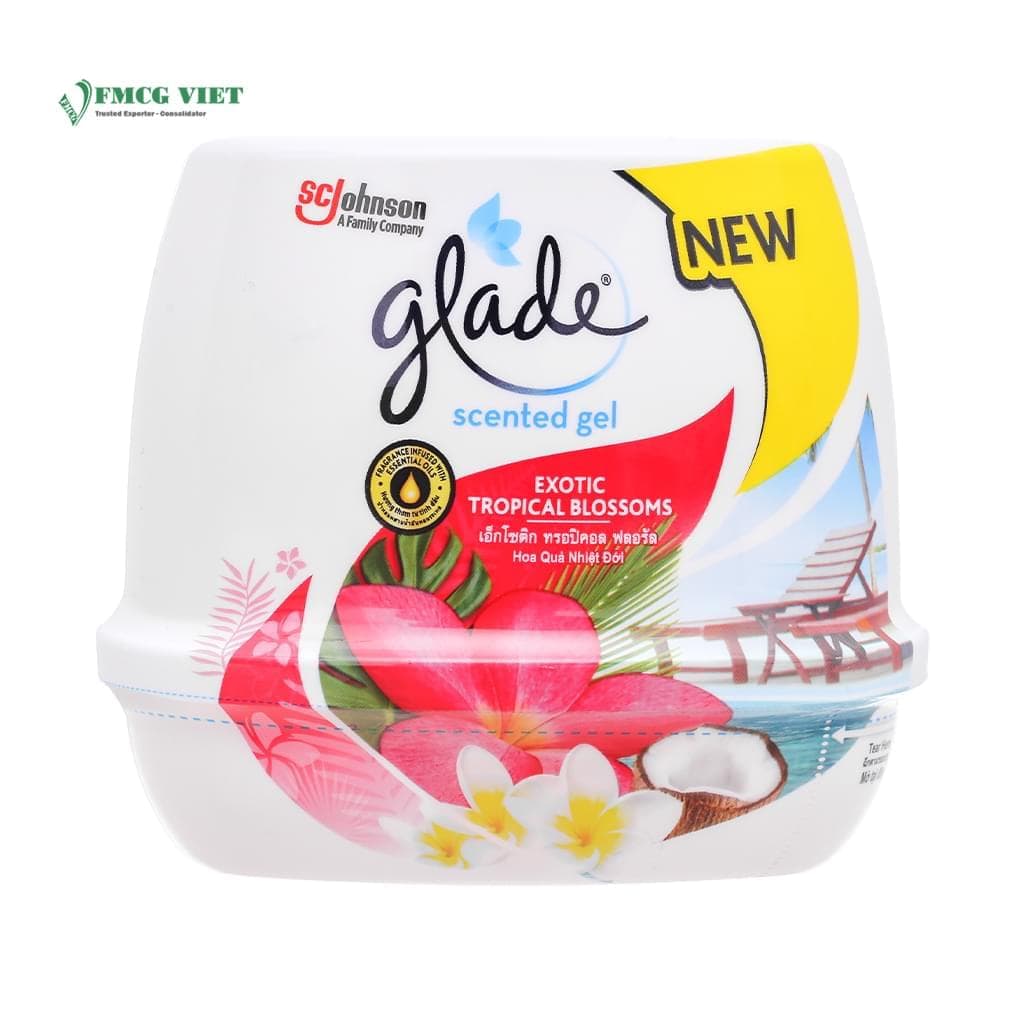 Glade Scented Gel Jar 180g Exotic Tropical Blossoms wholesale product