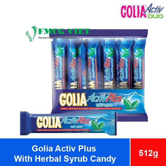 Wholesale Golia Active Plus Hard Candy Herbal 512g x 24 Bags wholesale product