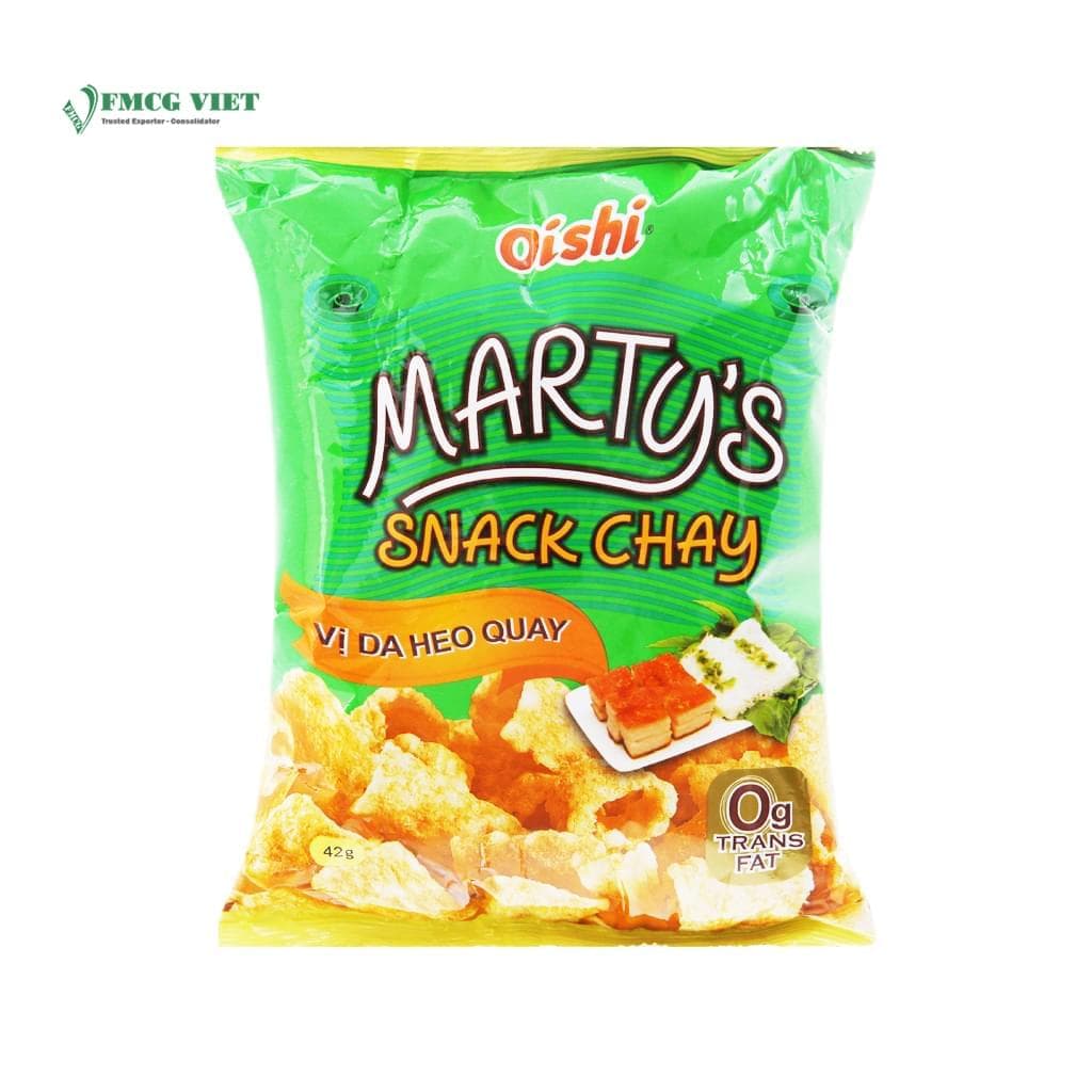 Oishi Marty’s Snack Bag 40g Vagatable Fried Pork Skin Flavour wholesale product