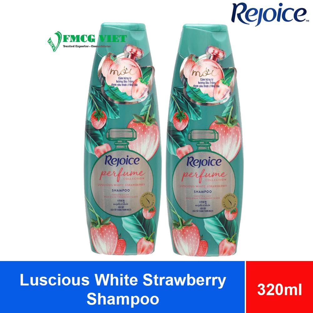 Rejoice Perfume Shampoo Luscious White Strawberry 320ml x12 Tubes wholesale product