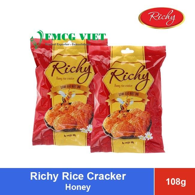 Richy Rice Cracker Honey 108g x 20 Bags wholesale product