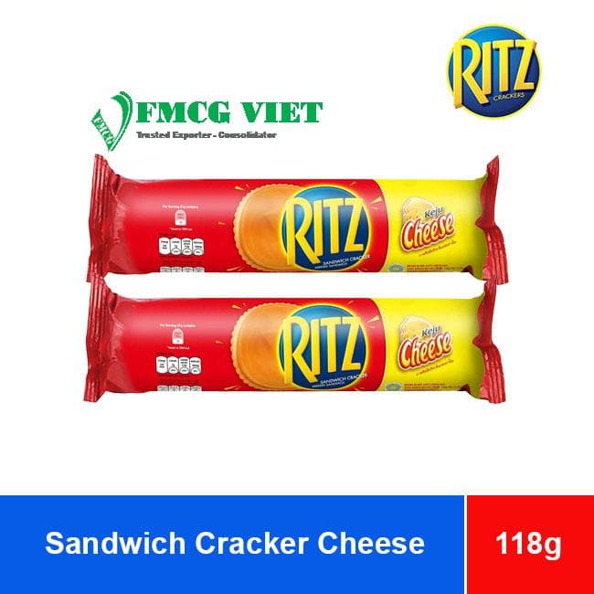 Ritz Sandwich Cracker Cheese 118g Cheese x 24 Boxes wholesale product