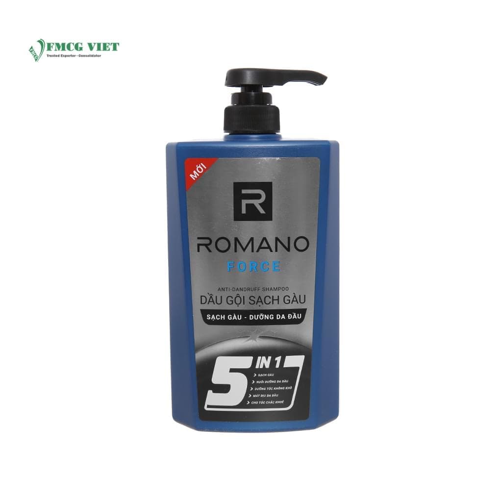 Romano Shampoo Bottle 650ml Force Anti Dundruff 5 in 1 wholesale product