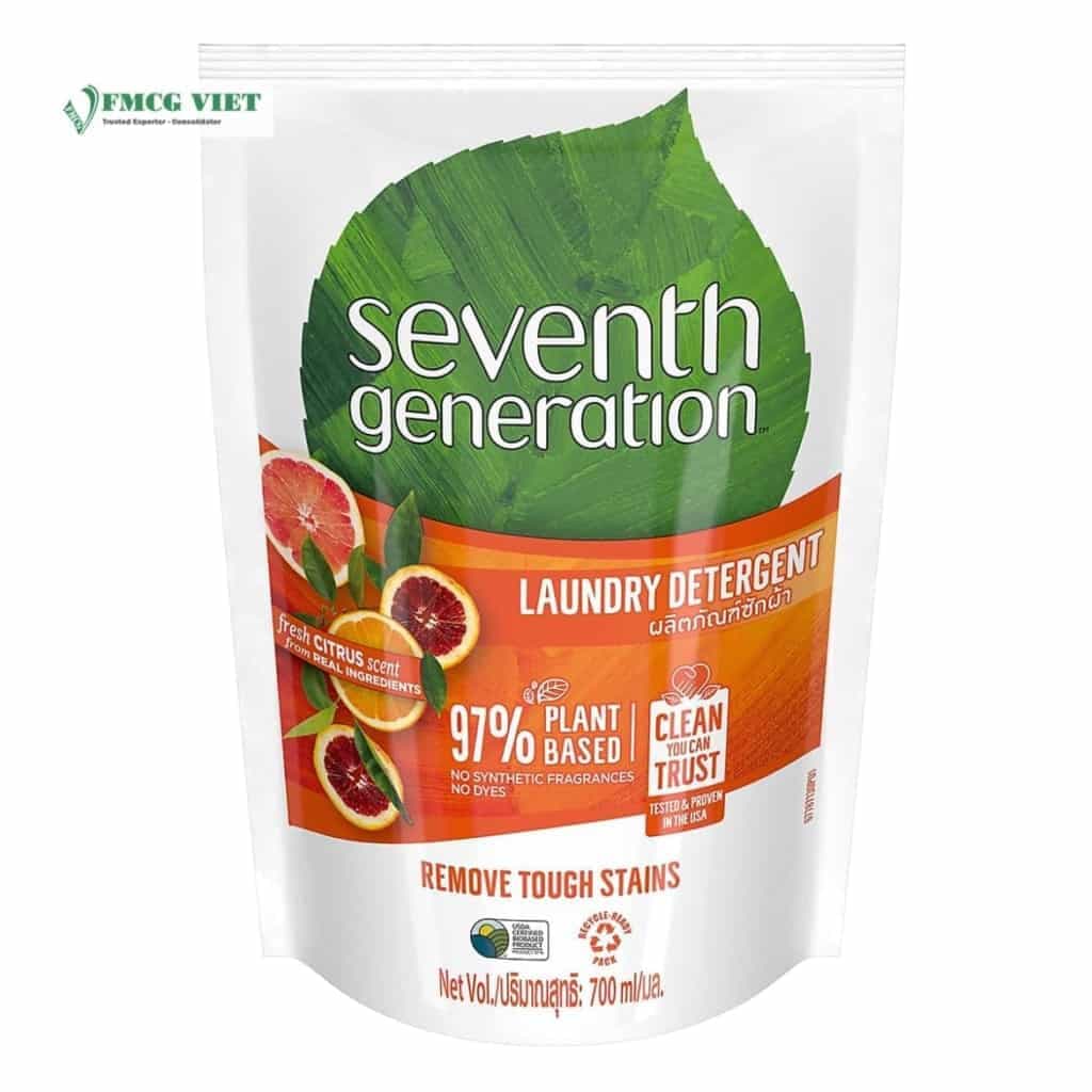 Seventh Generation Detergent Liquid Pouch 700ml Red wholesale product