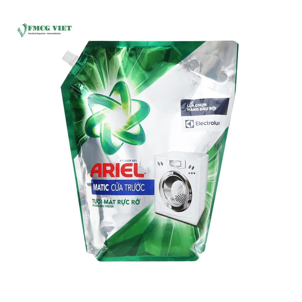 Ariel Detergent Liquid Matic Pouch 3.8kg Front Load Sparkling Fresh wholesale product