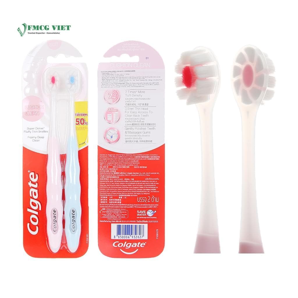Colgate Toothbrush Cushion Clean Pack 2 wholesale product