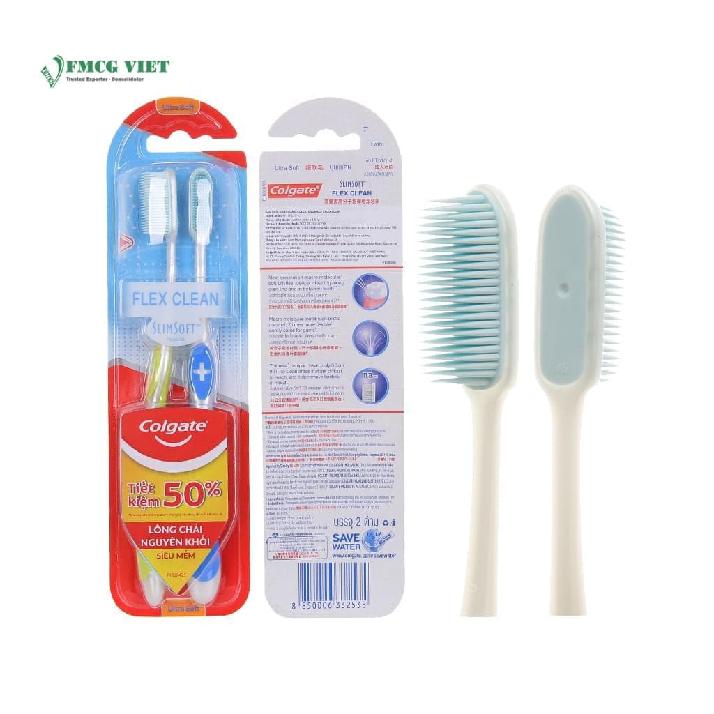 Colgate Toothbrush Flex Clean Ultra Soft Pack 2 wholesale product