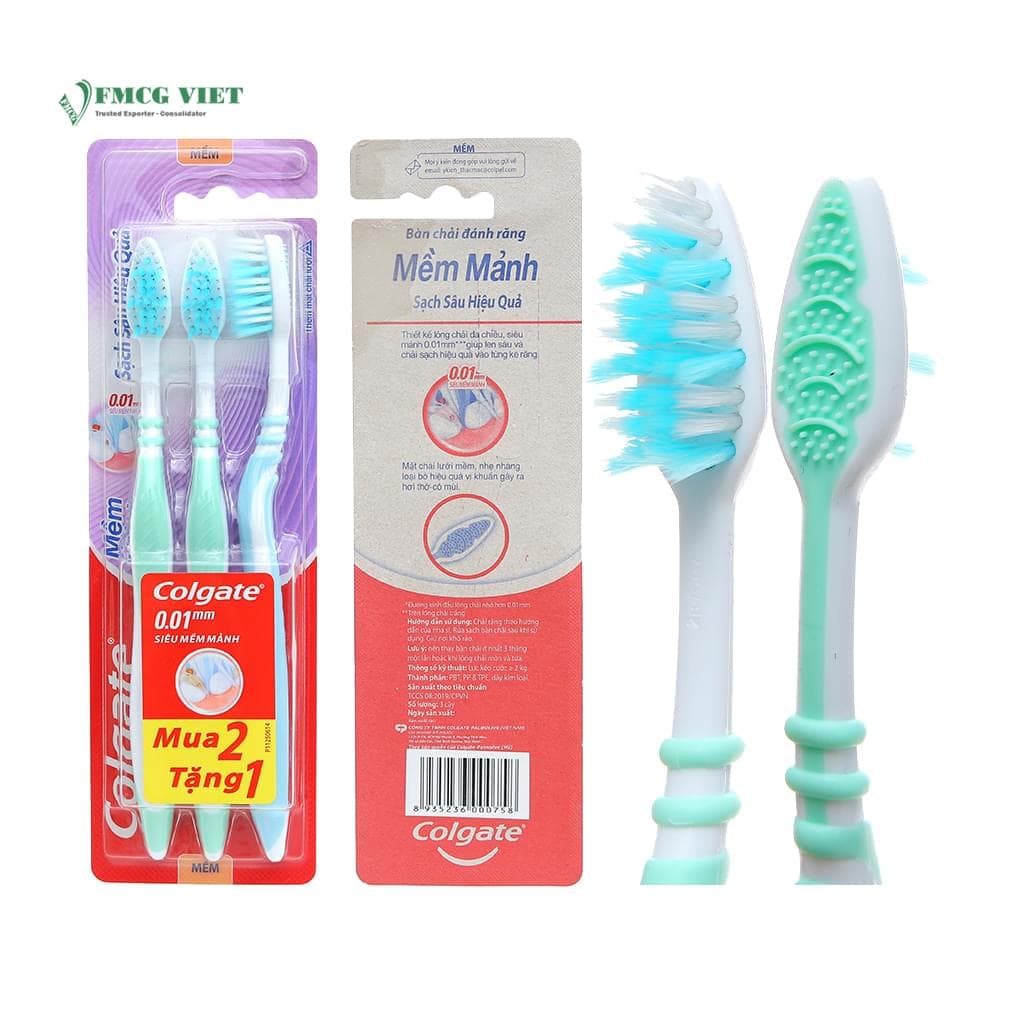 Colgate Toothbrush Slim Soft Super Thin Pack 3 wholesale product