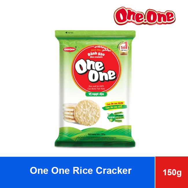 One One Rice Cracker Bag 150g Soft Sweet Flavour wholesale product