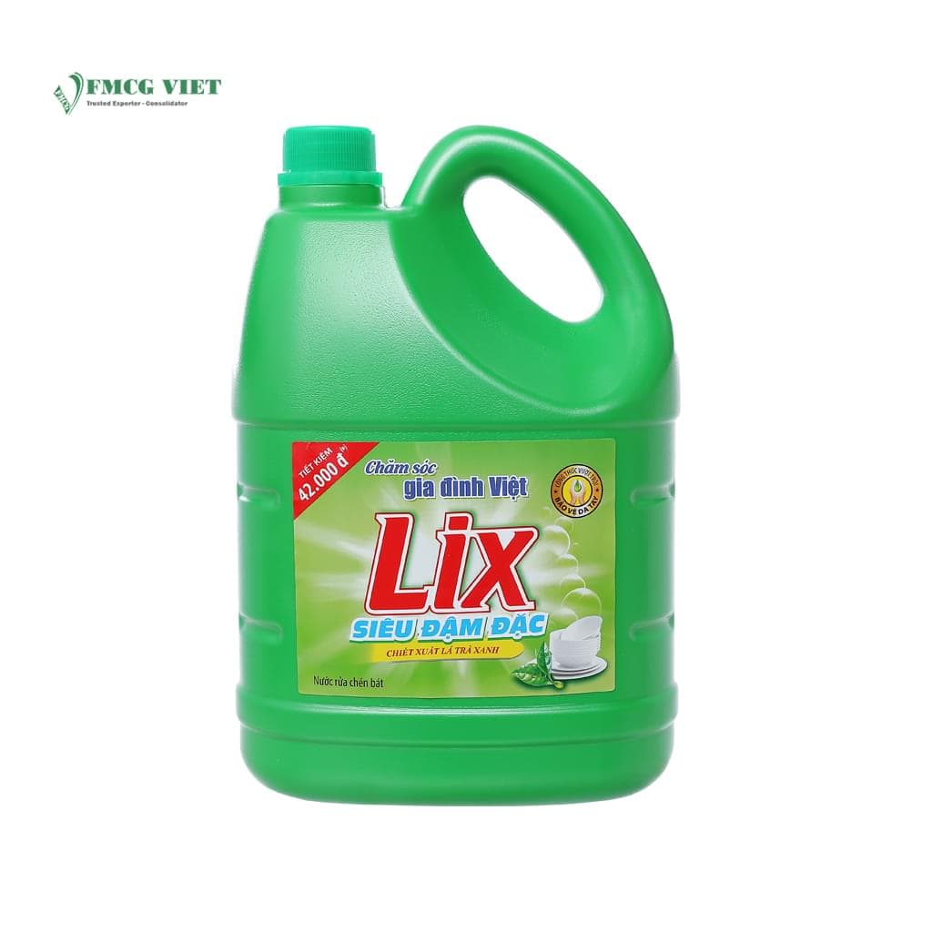LIX Dishwashing Bottle 4Kg Concentrate Green Tea wholesale product