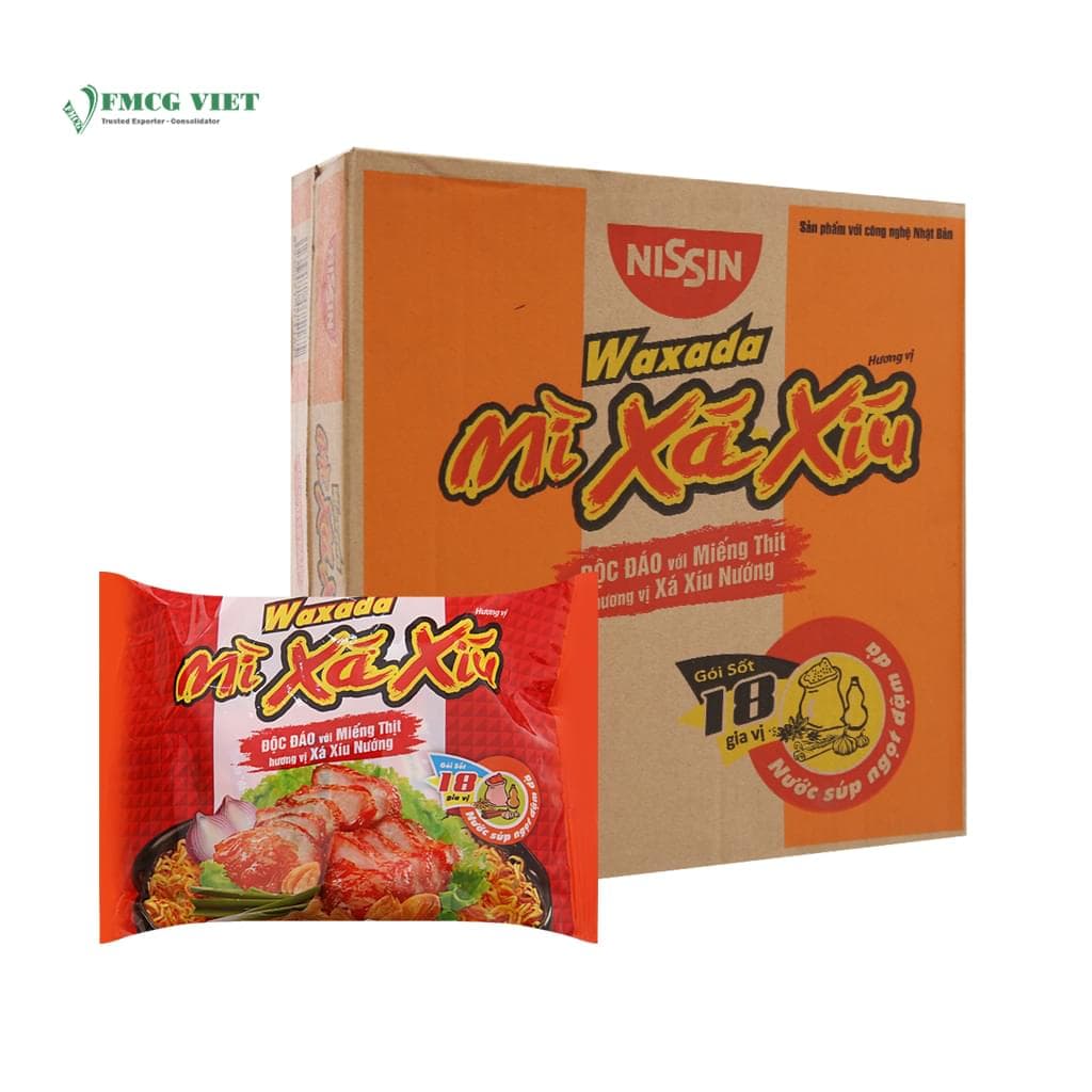 Nissin Wasada Instant Noodle Bag 65g Grilled Char Siu Meat x30 wholesale product