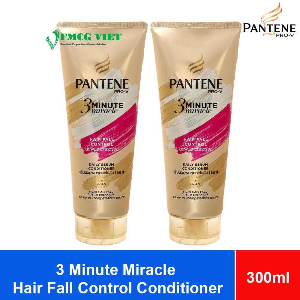 Pantene Hair Conditioner 3 Minute Miracle Hair Fall Control 300ml x12 Tubes wholesale product