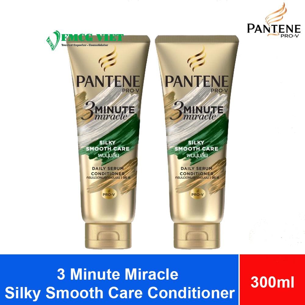 Pantene Hair Conditioner 3 Minute Silky Smooth Care 300ml x12 Tubes wholesale product