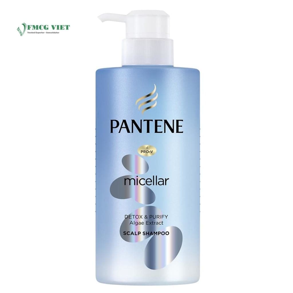 Pantene Shampoo Bottle 300ml Micellar Scalp Detox & Purify Algae Extract x12 wholesale product