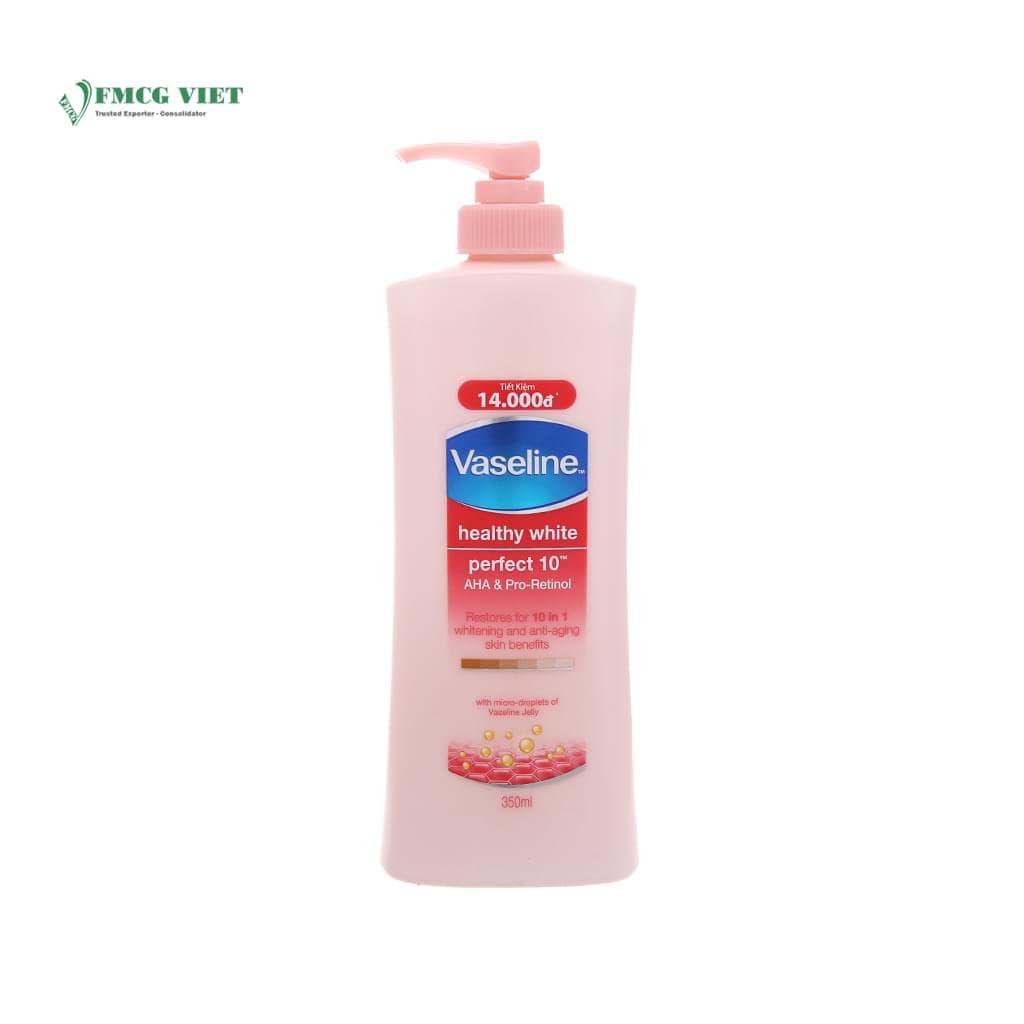 Vaseline Lotion Bottle 350ml Healthy White Instant Fair With Micro Refection wholesale product