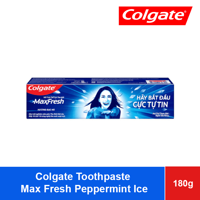 Colgate Toothpaste Max Fresh Peppermint Ice 180g – Super whitening wholesale product