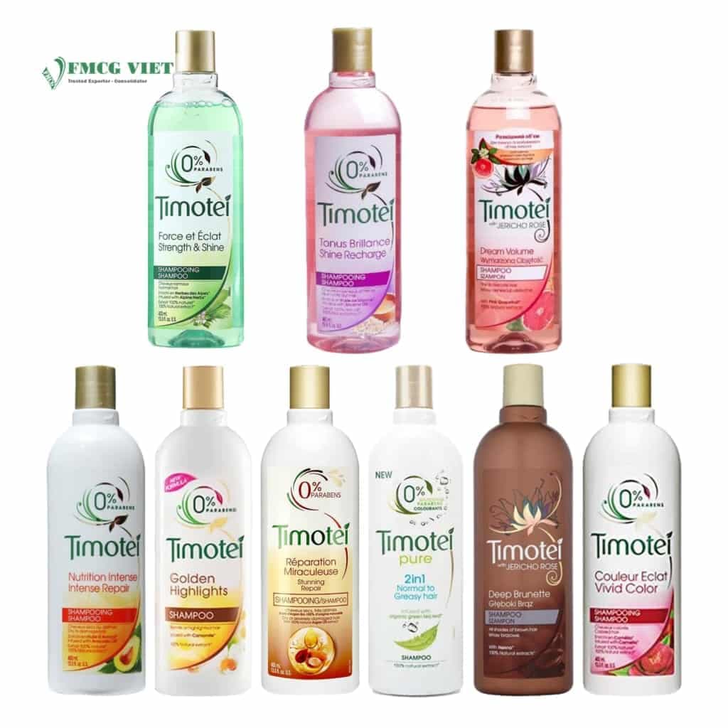 Timotei Shampoo Bottle 400ml All Variants wholesale product