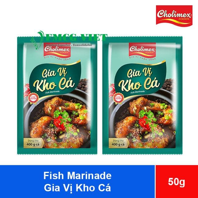 Cholimex Fish Marinade 50g x 12 Bags (Gia Vị Kho Cá Cholimex) wholesale product