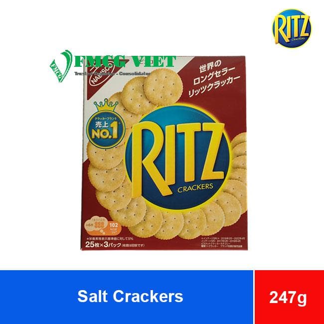 Ritz Salt Cracker Biscuits 247gx 10 Boxes wholesale product