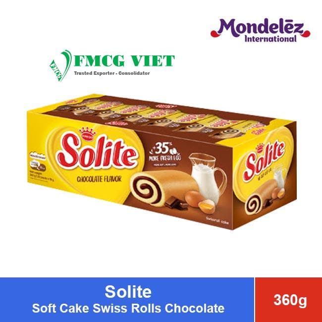 Solite Swisscake Cream Chocolate 360g x12 Trays wholesale product