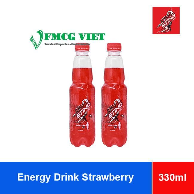 Sting Energy Drink Strawberry Flavor 330ml x24 Bottles wholesale product