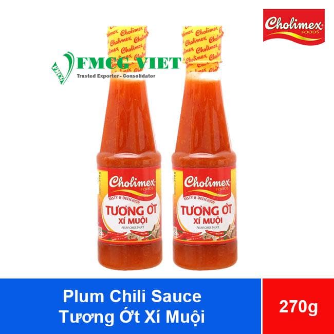Cholimex Plum Chili Sauce 270g x 24 Pet Bottles (Tương Ớt Xí Muội Cholimex) wholesale product