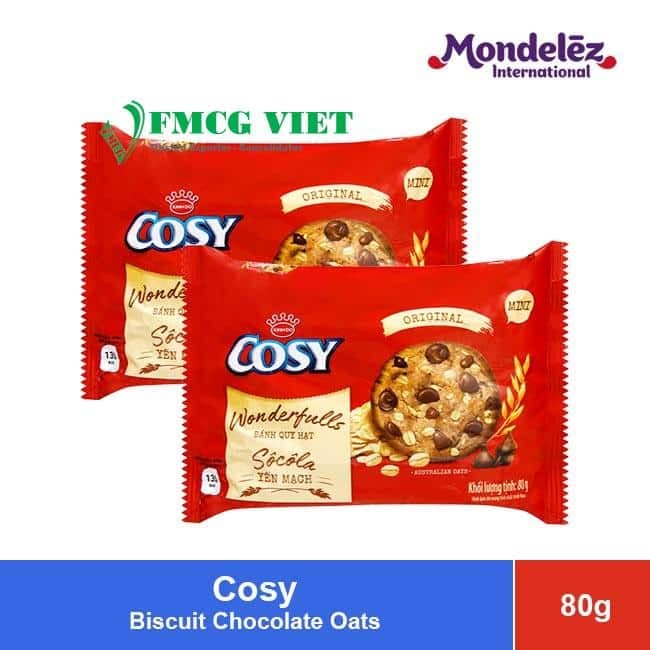 Cosy Original Wonderfulls Biscuits Chocolate Oats 80g x 48 Bags wholesale product