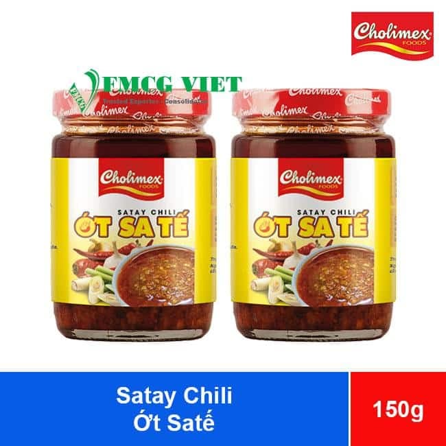 Cholimex Satay Chili 150g x 36 Glass Jars (Ớt Sa Tế Cholimex) wholesale product