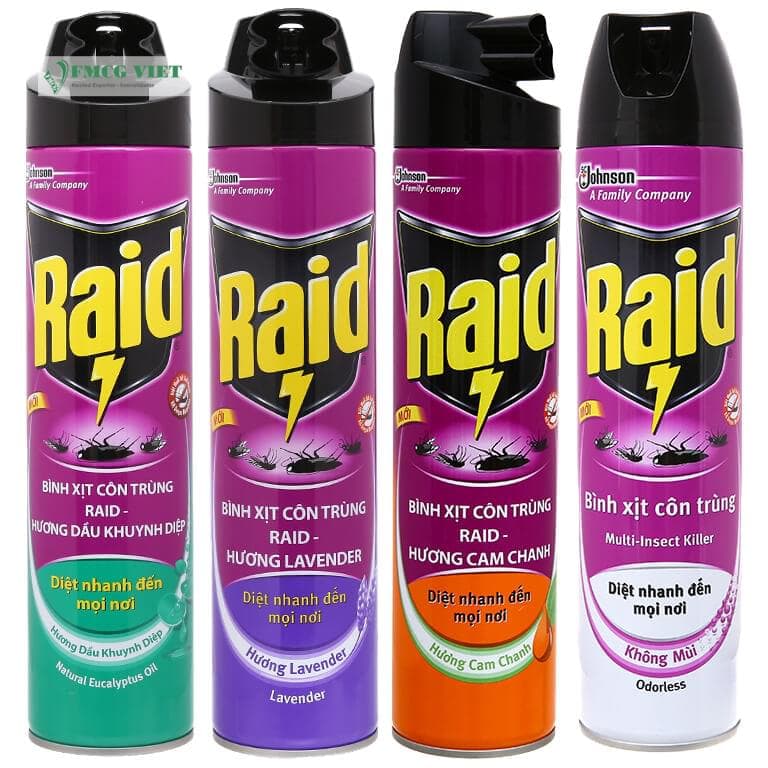 RAID Insect Spray Bottle 600ml All Variants wholesale product