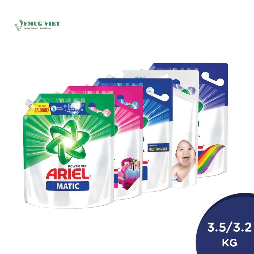 Ariel Detergent Liquid All Variants 3,2Kg x 4 Pouches wholesale product